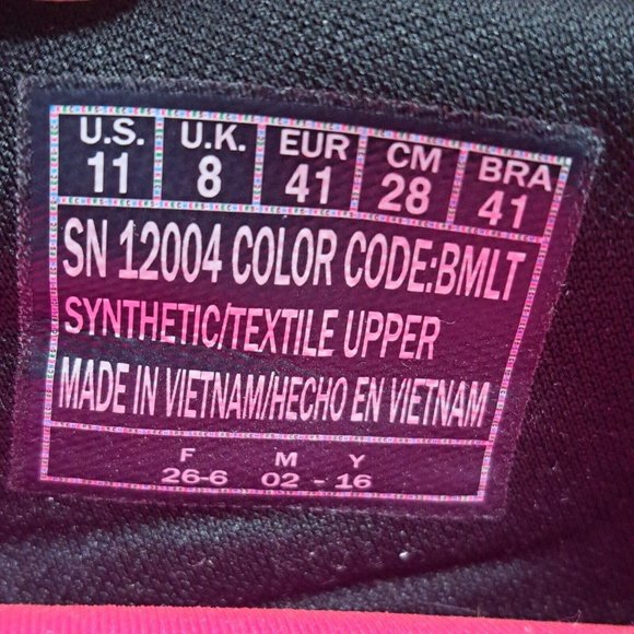 Skechers Black with Multicolor Stripes Athletic Shoes #126 - Picture 9 of 9